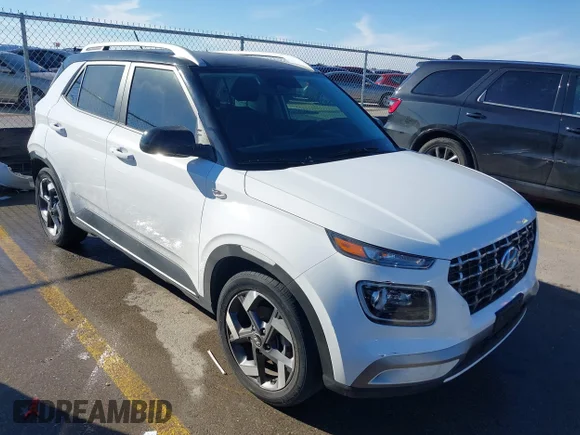 ✅ 2024 Hyundai Venue Limited • VIN: KMHRC8A31RU298307 • Lot: 44262970. Listed on IAAI with 17,331 mi. Free auction sales archive from the USA and detailed vehicle history report at DreamBid. Image 1.