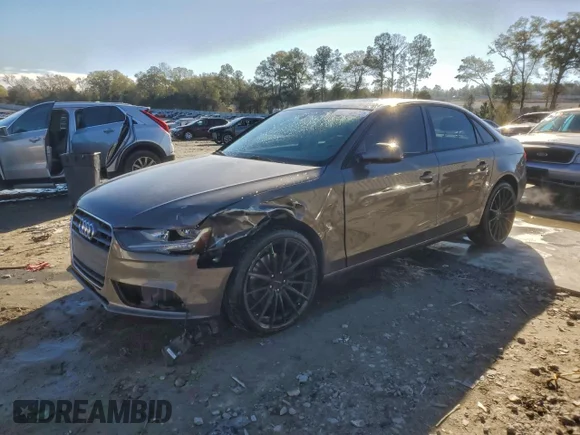 ✅ 2014 Audi A4 Premium • VIN: WAUBFAFL3EN040420 • Лот: 96173975. Опубліковано раніше на Copart з пробігом 166 008 миль. Безкоштовний доступ до архіву аукціонних продажів зі США та докладний звіт про історію автомобіля на DreamBid. Зображення 1.