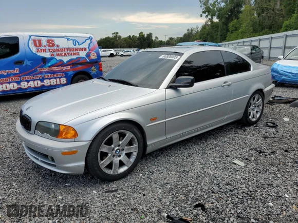 ✅ 2001 BMW 3 Series 325Ci • VIN: WBABN33431JW48029 • Lot: 66808005. Listed on Copart with 113,799 mi. Free auction sales archive from the USA and detailed vehicle history report at DreamBid. Image 1.