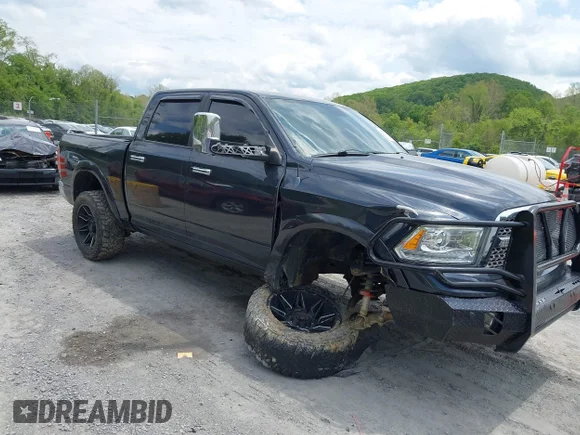 ✅ 2013 Ram 1500 Laramie • VIN: 1C6RR7NT2DS603591 • Lot: 45062665. Listed on IAAI with 224,597 mi. Free auction sales archive from the USA and detailed vehicle history report at DreamBid. Image 1.