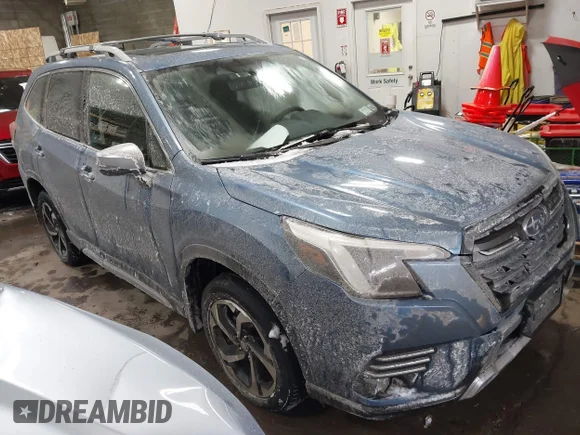 ✅ 2024 Subaru Forester Touring • VIN: JF2SKAMC2RH470611 • Lot: 44186242. Listed on IAAI with 27,529 mi. Free auction sales archive from the USA and detailed vehicle history report at DreamBid. Image 1.