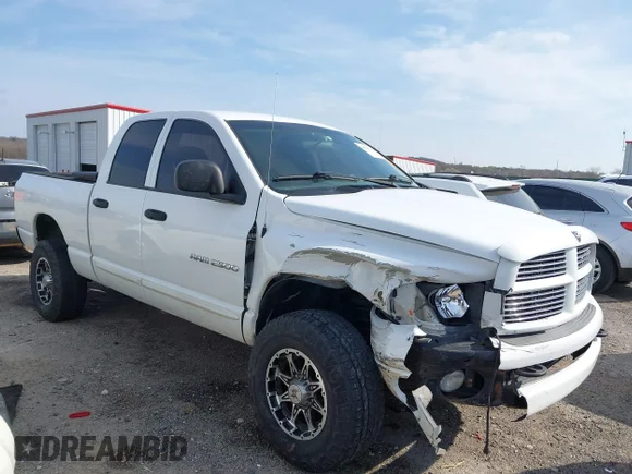 ✅ 2004 Dodge 2500 SLT • VIN: 3D7KU28CX4G103425 • Лот: 44504541. Опубликован ранее на IAAI с пробегом 240 564 миль. Бесплатный доступ к архиву аукционных продаж из США и подробный отчёт об истории автомобиля на DreamBid. Изображение 1.