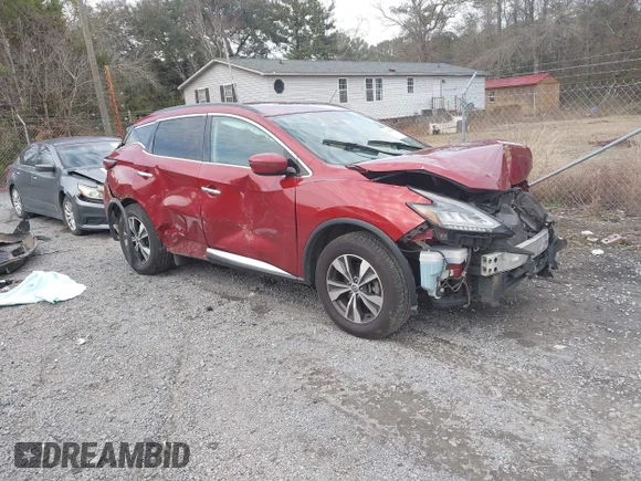 ✅ 2020 Nissan Murano SV • VIN: 5N1AZ2BS3LN104568 • Lot: 44210046. Wystawiony na IAAI z przebiegiem 116 792 mil. Bezpłatny archiwum sprzedaży aukcyjnych z USA i szczegółowy raport historii pojazdu na DreamBid. Zdjęcie 1.