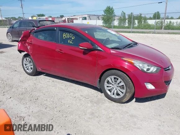 ✅ 2013 Hyundai Elantra GLS • VIN: KMHDH4AE4DU561260 • Лот: 45280006. Опубликован ранее на IAAI с пробегом 186 907 миль. Бесплатный доступ к архиву аукционных продаж из США и подробный отчёт об истории автомобиля на DreamBid. Изображение 1.