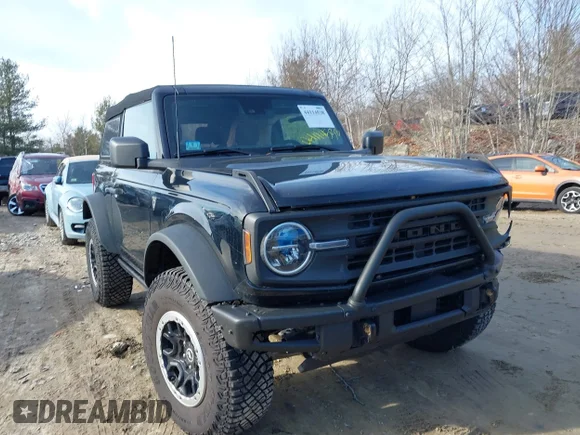 ✅ 2022 Ford Bronco Black Diamond • VIN: 1FMDE5CH4NLA70118 • Lot: 44114538. Wystawiony na IAAI z przebiegiem 65 968 mil. Bezpłatny archiwum sprzedaży aukcyjnych z USA i szczegółowy raport historii pojazdu na DreamBid. Zdjęcie 1.