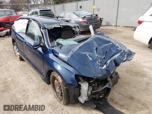 ✅ 2014 Volkswagen Jetta SE • VIN: 3VWB17AJ6EM435533 • Lot: 44441768. Listed on IAAI with Not provided. Free auction sales archive from the USA and detailed vehicle history report at DreamBid. Image 1.