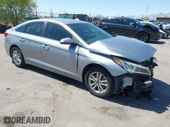 ✅ 2015 Hyundai Sonata SE • VIN: 5NPE24AF0FH230725 • Lot: 45211100. Listed on IAAI with 62,715 mi. Free auction sales archive from the USA and detailed vehicle history report at DreamBid. Image 1.