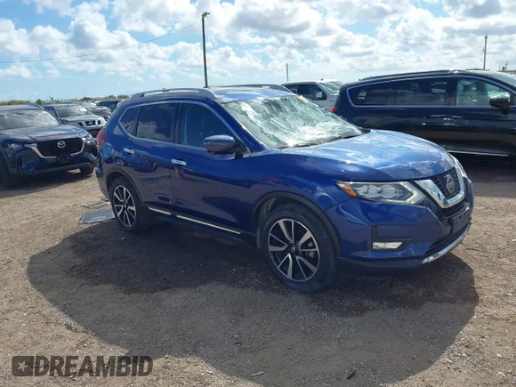 ✅ 2019 Nissan Rogue S • VIN: 5N1AT2MT5KC788833 • Lot: 43696843. Listed on IAAI with 80,528 mi. Free auction sales archive from the USA and detailed vehicle history report at DreamBid. Image 1.