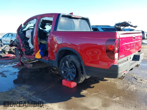 ✅ 2025 Honda Ridgeline Sport • VIN: 5FPYK3F1XSB030889 • Лот: 44112857. Опубліковано раніше на IAAI з пробігом Не вказано. Безкоштовний доступ до архіву аукціонних продажів зі США та докладний звіт про історію автомобіля на DreamBid. Зображення 3.
