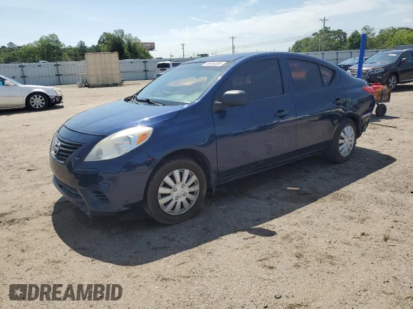 ✅ 2014 Nissan Versa S • VIN: 3N1CN7AP2EL839874 • Lot: 58554085. Listed on Copart with 106,108 mi. Free auction sales archive from the USA and detailed vehicle history report at DreamBid. Image 1.