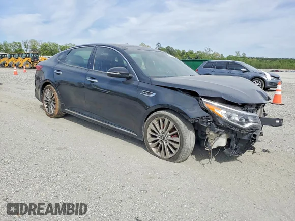 ✅ 2019 Kia Optima SX • VIN: 5XXGV4L21KG344622 • Lot: 49789626. Listed on Copart with 49,874 mi. Free auction sales archive from the USA and detailed vehicle history report at DreamBid. Image 4.