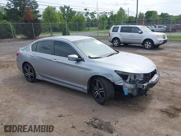 ✅ 2016 Honda Accord Sport • VIN: 1HGCR2F58GA149456 • Лот: 45271367. Опубликован ранее на IAAI с пробегом 137 193 миль. Бесплатный доступ к архиву аукционных продаж из США и подробный отчёт об истории автомобиля на DreamBid. Изображение 1.