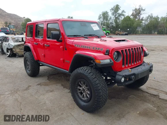 ✅ 2023 Jeep Wrangler Rubicon 392 • VIN: 1C4JJXSJ7PW694810 • Lot: 45055653. Listed on IAAI with 6,643 mi. Free auction sales archive from the USA and detailed vehicle history report at DreamBid. Image 1.