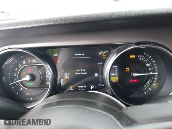 ✅ 2023 Jeep Wrangler • VIN: 1C4JJXN63PW690034 • Lot: 43345289. Wystawiony na IAAI z przebiegiem 19 186 mil. Bezpłatny archiwum sprzedaży aukcyjnych z USA i szczegółowy raport historii pojazdu na DreamBid. Zdjęcie 7.