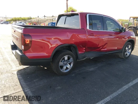 ✅ 2025 Honda Ridgeline RTL • VIN: 5FPYK3F53SB020207 • Лот: 45206735. Опубліковано раніше на IAAI з пробігом 10 651 миль. Безкоштовний доступ до архіву аукціонних продажів зі США та докладний звіт про історію автомобіля на DreamBid. Зображення 4.