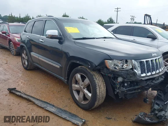 ✅ 2013 Jeep Grand Cherokee Overland • VIN: 1C4RJFCGXDC581656 • Lot: 42944480. Wystawiony na IAAI z przebiegiem 152 186 mil. Bezpłatny archiwum sprzedaży aukcyjnych z USA i szczegółowy raport historii pojazdu na DreamBid. Zdjęcie 1.