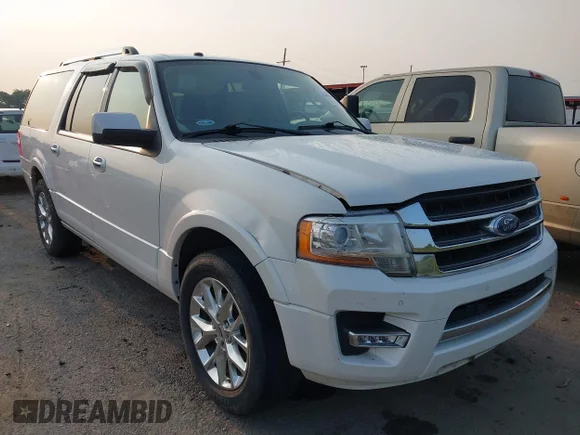 ✅ 2017 Ford Expedition Max Limited • VIN: 1FMJK1KT4HEA76794 • Lot: 42384012. Listed on IAAI with 110,563 mi. Free auction sales archive from the USA and detailed vehicle history report at DreamBid. Image 1.