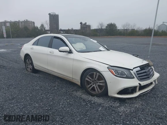 ✅ 2018 Mercedes-Benz S 450 • VIN: WDDUG6EB7JA364038 • Lot: 44488168. Listed on IAAI with 106,765 mi. Free auction sales archive from the USA and detailed vehicle history report at DreamBid. Image 1.