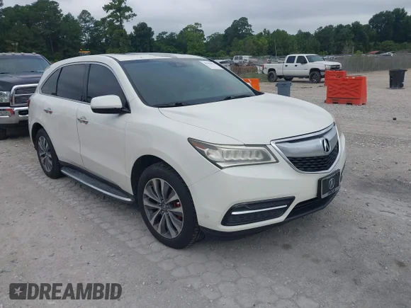 ✅ 2016 Acura MDX Technology • VIN: 5FRYD4H66GB054811 • Lot: 45502831. Wystawiony na IAAI z przebiegiem 186 275 mil. Bezpłatny archiwum sprzedaży aukcyjnych z USA i szczegółowy raport historii pojazdu na DreamBid. Zdjęcie 1.