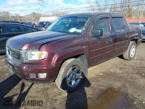 ✅ 2009 Honda Ridgeline RT • VIN: 2HJYK162X9H502885 • Lot: 43892949. Listed on IAAI with 86,828 mi. Free auction sales archive from the USA and detailed vehicle history report at DreamBid. Image 2.
