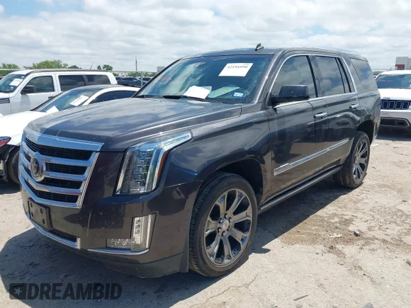 ✅ 2015 Cadillac Escalade Premium • VIN: 1GYS4CKJ3FR178360 • Лот: 42194990. Опубликован ранее на IAAI с пробегом 131 407 миль. Бесплатный доступ к архиву аукционных продаж из США и подробный отчёт об истории автомобиля на DreamBid. Изображение 2.
