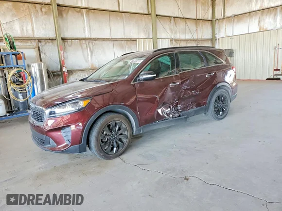 ✅ 2019 Kia Sorento S • VIN: 5XYPG4A55KG594674 • Lot: 55444276. Listed on Copart with 102,109 mi. Free auction sales archive from the USA and detailed vehicle history report at DreamBid. Image 1.