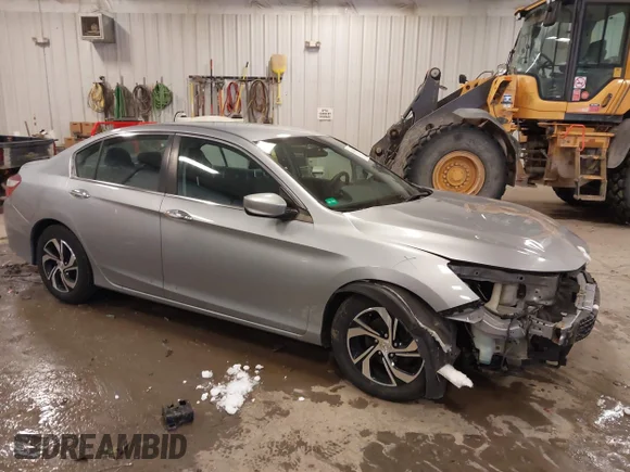 ✅ 2017 Honda Accord LX • VIN: 1HGCR2F38HA279642 • Lot: 44318612. Listed on IAAI with 169,064 mi. Free auction sales archive from the USA and detailed vehicle history report at DreamBid. Image 1.