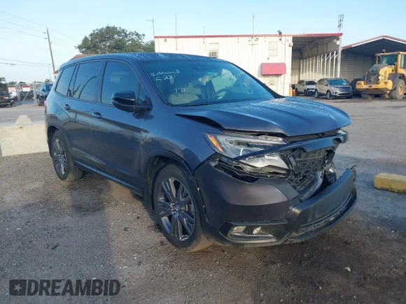 ✅ 2021 Honda Passport EX-L • VIN: 5FNYF7H52MB012586 • Лот: 45218770. Опубликован ранее на IAAI с пробегом 88 186 миль. Бесплатный доступ к архиву аукционных продаж из США и подробный отчёт об истории автомобиля на DreamBid. Изображение 1.