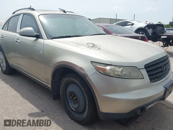 ✅ 2006 Infiniti FX • VIN: JNRAS08W76X209713 • Lot: 45471114. Wystawiony na IAAI z przebiegiem 164 426 mil. Bezpłatny archiwum sprzedaży aukcyjnych z USA i szczegółowy raport historii pojazdu na DreamBid. Zdjęcie 1.