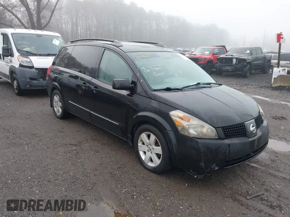 ✅ 2006 Nissan Quest S Special Edition • VIN: 5N1BV28U16N118336 • Лот: 41743105. Опубліковано раніше на IAAI з пробігом 213 891 миль. Безкоштовний доступ до архіву аукціонних продажів зі США та докладний звіт про історію автомобіля на DreamBid. Зображення 1.