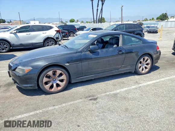 ✅ 2006 BMW 6 Series 650Ci • VIN: WBAEH13416CR50861 • Lot: 56719896. Listed on Copart with 126,003 mi. Free auction sales archive from the USA and detailed vehicle history report at DreamBid. Image 1.