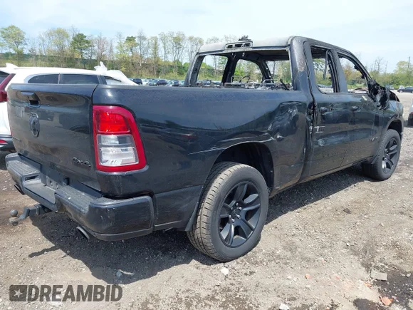 ✅ 2022 Ram 1500 Big Horn • VIN: 1C6SRFBT0NN189288 • Lot: 42149508. Listed on IAAI with 46,948 mi. Free auction sales archive from the USA and detailed vehicle history report at DreamBid. Image 4.