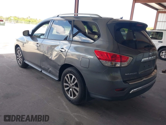 ✅ 2015 Nissan Pathfinder S • VIN: 5N1AR2MN1FC708563 • Lot: 45225200. Wystawiony na IAAI z przebiegiem 143 184 mil. Bezpłatny archiwum sprzedaży aukcyjnych z USA i szczegółowy raport historii pojazdu na DreamBid. Zdjęcie 3.