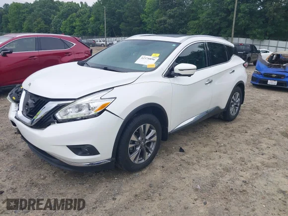 ✅ 2016 Nissan Murano Platinum • VIN: 5N1AZ2MG3GN171198 • Lot: 42378896. Wystawiony na IAAI z przebiegiem 78 705 mil. Bezpłatny archiwum sprzedaży aukcyjnych z USA i szczegółowy raport historii pojazdu na DreamBid. Zdjęcie 2.