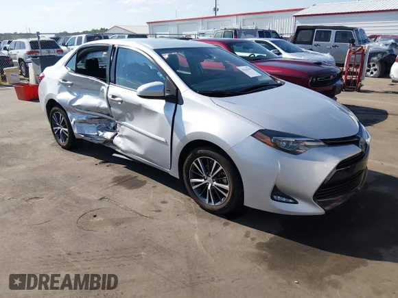 ✅ 2019 Toyota Corolla LE • VIN: 2T1BURHE8KC218813 • Lot: 45142948. Listed on IAAI with 116,317 mi. Free auction sales archive from the USA and detailed vehicle history report at DreamBid. Image 1.