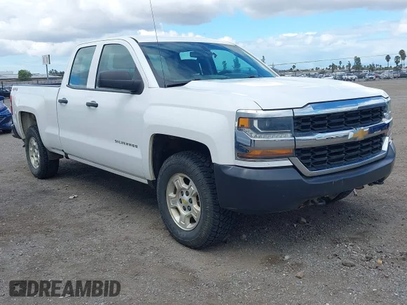✅ 2018 Chevrolet Silverado 1500 Work Truck • VIN: 1GCVKNEHXJZ119182 • Lot: 45238111. Listed on IAAI with 44,113 mi. Free auction sales archive from the USA and detailed vehicle history report at DreamBid. Image 1.