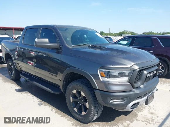 ✅ 2019 Ram 1500 Rebel • VIN: 1C6SRFLT2KN661792 • Лот: 42034032. Опубликован ранее на IAAI с пробегом 47 351 миль. Бесплатный доступ к архиву аукционных продаж из США и подробный отчёт об истории автомобиля на DreamBid. Изображение 1.