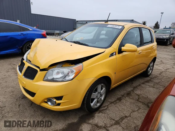 ✅ 2009 Pontiac G3 • VIN: KL2TD66EX9B667816 • Lot: 77383975. Listed on Copart with 80,923 mi. Free auction sales archive from the USA and detailed vehicle history report at DreamBid. Image 1.