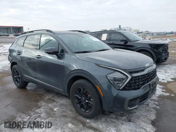 ✅ 2024 Kia Sportage X-Pro Prestige • VIN: 5XYK7CDF6RG143448 • Lot: 44312328. Listed on IAAI with 79,561 mi. Free auction sales archive from the USA and detailed vehicle history report at DreamBid. Image 1.