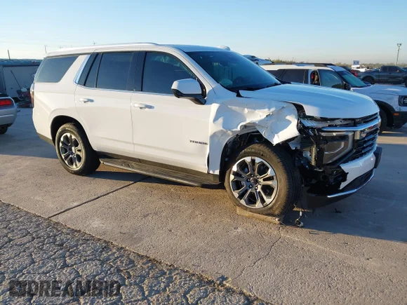✅ 2025 Chevrolet Tahoe LS • VIN: 1GNS5MRD5SR224653 • Lot: 43886248. Wystawiony na IAAI z przebiegiem 5 884 mil. Bezpłatny archiwum sprzedaży aukcyjnych z USA i szczegółowy raport historii pojazdu na DreamBid. Zdjęcie 1.