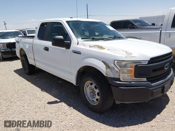 ✅ 2018 Ford F-150 XLT • VIN: 1FTFX1E58JKC57509 • Lot: 45361350. Listed on IAAI with 146,439 mi. Free auction sales archive from the USA and detailed vehicle history report at DreamBid. Image 1.