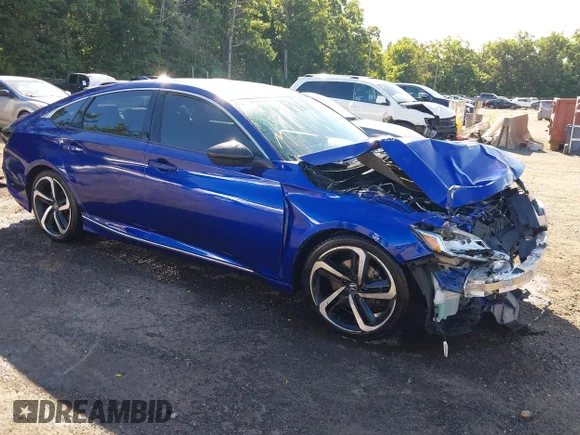 ✅ 2020 Honda Accord Sport • VIN: 1HGCV2F3XLA010806 • Лот: 45377758. Опубліковано раніше на IAAI з пробігом 57 081 миль. Безкоштовний доступ до архіву аукціонних продажів зі США та докладний звіт про історію автомобіля на DreamBid. Зображення 1.