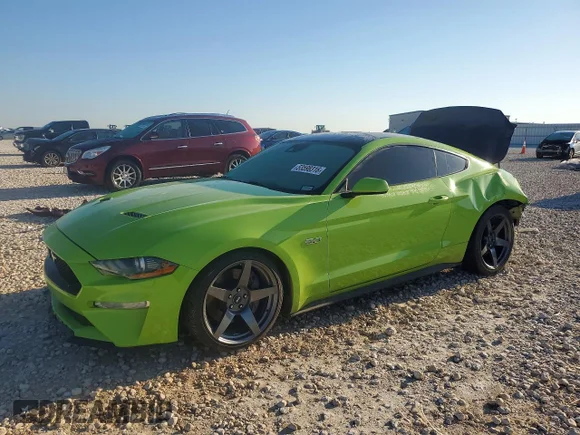 ✅ 2020 Ford Mustang GT • VIN: 1FA6P8CFXL5191380 • Lot: 53598316. Listed on Copart with 67,361 mi. Free auction sales archive from the USA and detailed vehicle history report at DreamBid. Image 1.