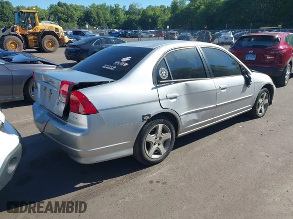 ✅ 2004 Honda Civic EX • VIN: 2HGES25724H562275 • Лот: 45168230. Опубліковано раніше на IAAI з пробігом 174 524 миль. Безкоштовний доступ до архіву аукціонних продажів зі США та докладний звіт про історію автомобіля на DreamBid. Зображення 4.
