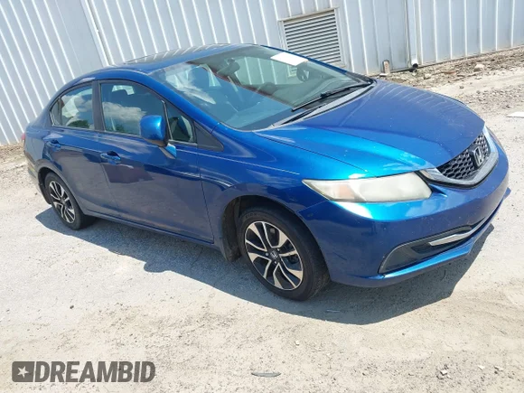 ✅ 2013 Honda Civic EX • VIN: 2HGFB2F89DH531407 • Lot: 45570745. Wystawiony na IAAI z przebiegiem 288 861 mil. Bezpłatny archiwum sprzedaży aukcyjnych z USA i szczegółowy raport historii pojazdu na DreamBid. Zdjęcie 1.
