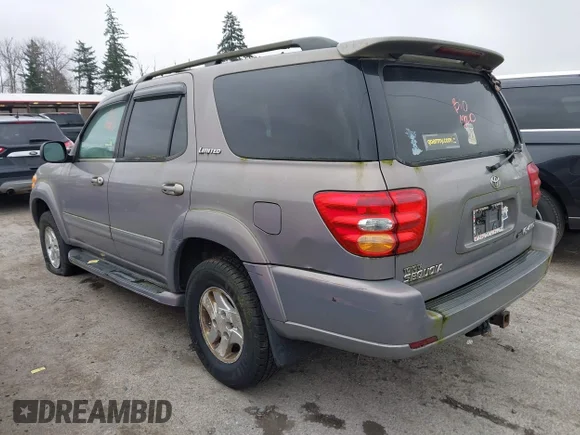 ✅ 2001 Toyota Sequoia Limited • VIN: 5TDBT48A21S012377 • Лот: 44406552. Опубліковано раніше на IAAI з пробігом 307 936 миль. Безкоштовний доступ до архіву аукціонних продажів зі США та докладний звіт про історію автомобіля на DreamBid. Зображення 6.
