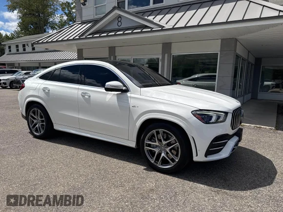 ✅ 2022 Mercedes-Benz GLE 53 AMG • VIN: 4JGFD6BB9NA657196 • Лот: 43060887. Опубліковано раніше на IAAI з пробігом 91 410 миль. Безкоштовний доступ до архіву аукціонних продажів зі США та докладний звіт про історію автомобіля на DreamBid. Зображення 1.