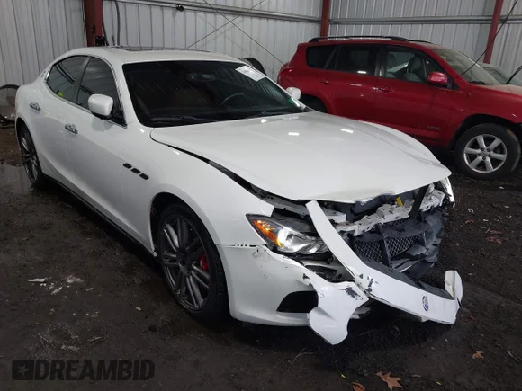 ✅ 2016 Maserati Ghibli S • VIN: ZAM57RSA9G1175410 • Lot: 44666031. Listed on IAAI with 57,247 mi. Free auction sales archive from the USA and detailed vehicle history report at DreamBid. Image 1.