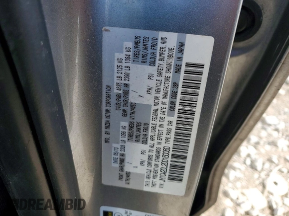 ✅ 2013 Mazda 5 Grand Touring • VIN: JM1CW2DL2D0160060 • Лот: 75018945. Опубліковано раніше на Copart з пробігом 134 608 миль. Безкоштовний доступ до архіву аукціонних продажів зі США та докладний звіт про історію автомобіля на DreamBid. Зображення 13.