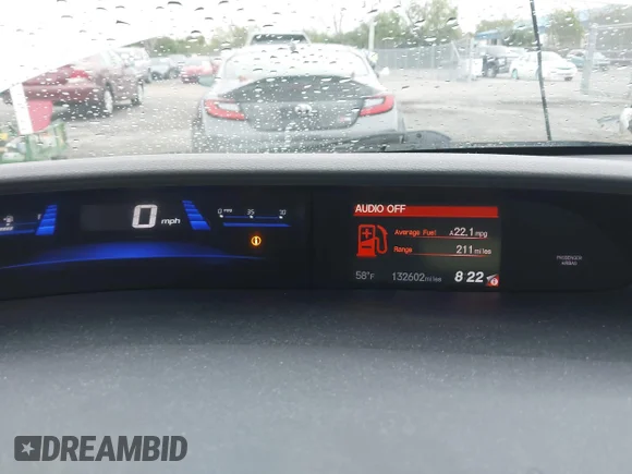 ✅ 2013 Honda Civic LX • VIN: 19XFB2F53DE030092 • Lot: 44625685. Wystawiony na IAAI z przebiegiem 132 602 mil. Bezpłatny archiwum sprzedaży aukcyjnych z USA i szczegółowy raport historii pojazdu na DreamBid. Zdjęcie 7.
